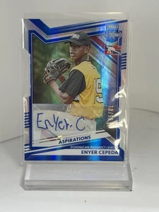Elite 2022 Edición Extra DPL Aspirations Die-Cut Auto #174 Enyer Cepeda/81 - Imagen 1 de 2