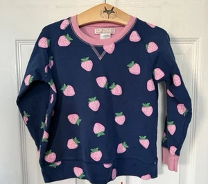 Beaufort Bonnet Company Girls 5 Long Sleeved Strawberry Print - Picture 1 of 6