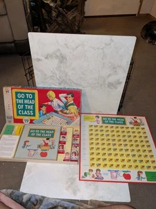 Vintage 1967 Milton Bradley GO TO THE HEAD OF THE CLASS Game Series 17 complete  - Picture 1 of 10