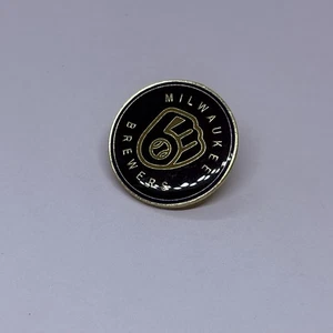 Milwaukee Brewers Baseball Team Logo Enamel Lapel Pin Hats Jacket Art Decor 31 - Picture 1 of 3