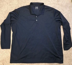 ADIDAS Golf Lightweight Navy Blue Mens 3X XXL LS button shirt - Picture 1 of 3