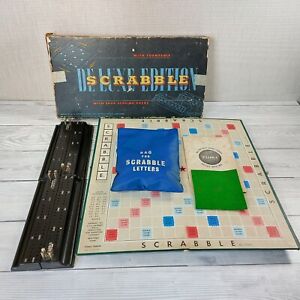 Scrabble Deluxe Edition With Turntable Spears Games 1958 Complete Instructions