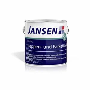 (35,98€/L) Jansen ISO-TPL Treppen- und Parkettlack matt 2,5 Liter weiß - Bild 1 von 1