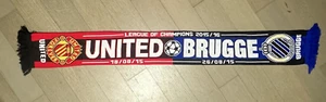 Bufanda Manchester United U vs Brujas Champions League 2015/16 - Imagen 1 de 3