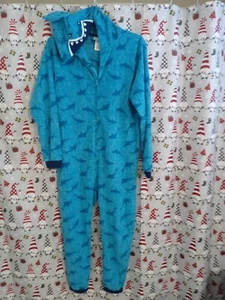 Boys Shark One Piece Pijama size XL 14-16 - Picture 1 of 2