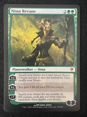 Magic the Gathering Zendikar Nissa Revane Planeswalker Mythic Rare 170/249 - Image 1 of 2