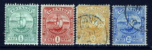 GRENADA 1906 The Badge of the Colony Set SG 77 to SG 80 MINT & VFU - Picture 1 of 2