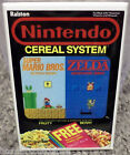 Nintendo Vintage Cereal Box 2&quot; x 3&quot; Refrigerator Locker MAGNET Mario Zelda NES