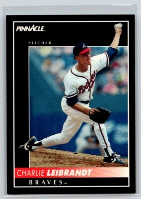 1992 Pinnacle #423 Charlie Leibrandt - Image 1 of 2