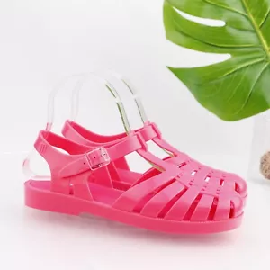Melissa Womens Possession Sandal Size 6 Pink SCENTED Shoe Fisherman Jelly 90 Y2K - Picture 1 of 13