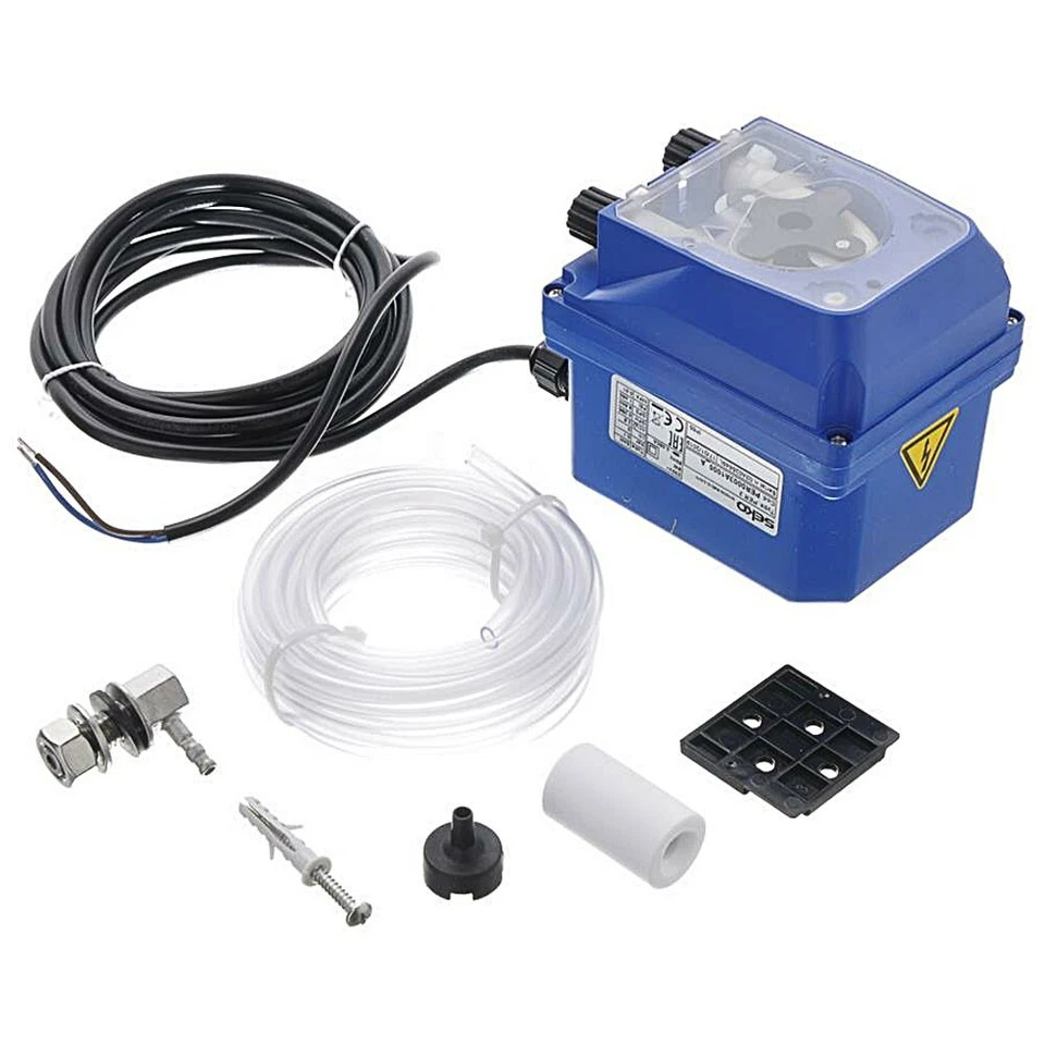 SEKO DETERGENT PERISTALTIC PUMP PER3 CHEMICAL DOSING KIT 0-3 l/h LITRES PER HOUR