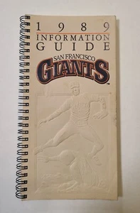 1989 SAN FRANCISCO GIANTS MEDIA GUIDE  - Bild 1 von 2