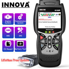 INNOVA 6100P OBD2 Scanner ABS SRS Transmission Car Code Reader Diagnostic Tool