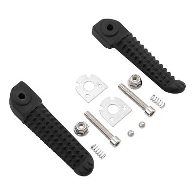 Passenger FootPegs Footpegs Fit For Yamaha YZF R1 98-25 YZF R1M 15-18 Sand Black - Image 1 of 4