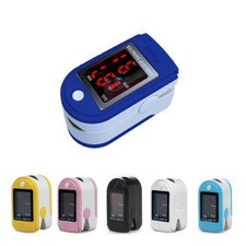 SATURIMETRO OSSIMETRO PULSOSSIMETRO MISURA BATTITO DA DITO PORTATILE DISPLAY LED