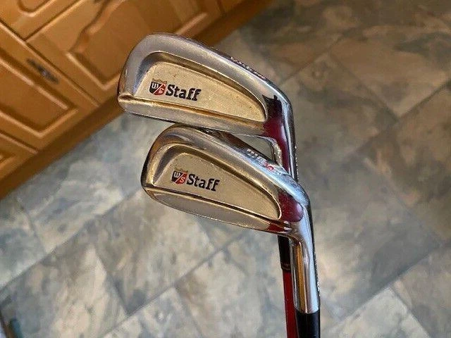 x2  WILSON STAFF Progressive Forged  6 and 4 - Iron Graphite Firestick  3.5 - Image 1 of 4