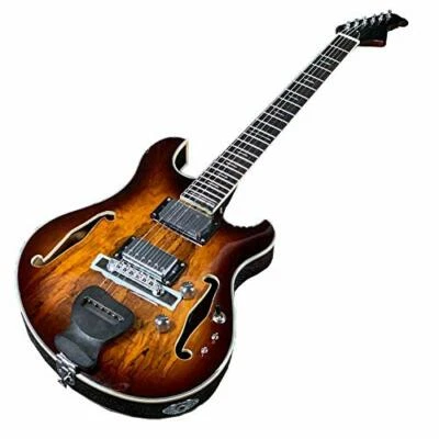 Guitarra Eléctrica Languedoc VS Cuerpo Semi Hueco Edredón Arce Negro Fingerboad Foto 1 de 4