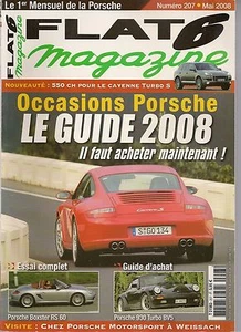 FLAT 6 207 PORSCHE CAYENNE TURBO S 550PS BOXSTER RS 60 930 TURBO 997 GT3 CUP - Bild 1 von 2