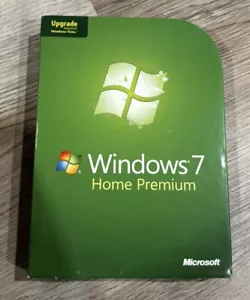 Microsoft Windows 7 Home Premium Upgrade For Windows Vista W/Key Inc Vista DVD - Picture 1 of 5