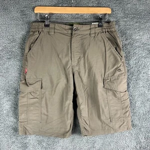 Craghoppers Nosilife pantaloncino uomo vita 30 marrone nylon outdoor cargo passeggio - Foto 1 di 21