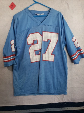 Houston Oilers #27 Eddie George Large NFL Starter Jersey Read!!! Cover