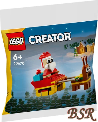 LEGO® Polybag: Creator 30670 Weihnachtsmann auf Schlittenfahrt ! NEU & OVP ! - Bild 1 von 3