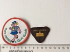 Two Vintage Girl Guide Patches/Badges Here Comes A Girl Guide Steampunk Shed