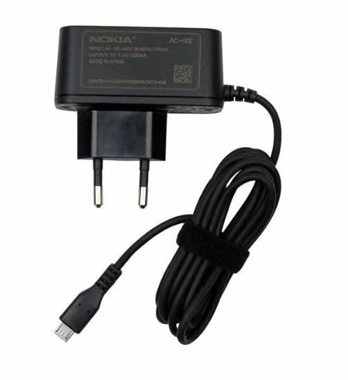 Alimentatore Nokia Originale AC-10E per Nokia Lumia 520 ed altri presa Micro USB - Immagine 1 di 1