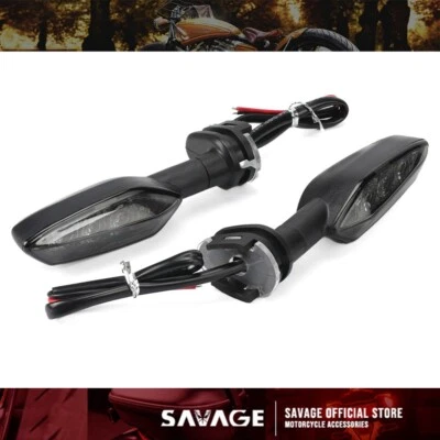 Indicador intermitente LED intermitente de señal de giro para Yamaha YZF R6 R1 R1M R1S TMAX530 2015-2024 Foto 1 de 4