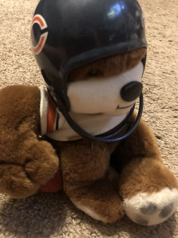 Vintage Chicago Bears 1983 NFL Huddles Plush Mascot Cover