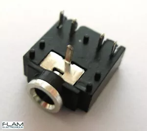Connecteur à souder Jack 3,5mm audio stereo femelle 5 pins Female Jack connector - Foto 1 di 6
