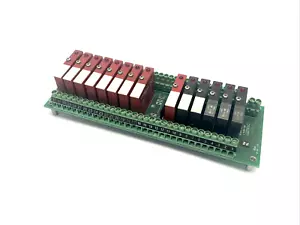 Crouzet PB-16C4-T I/O Module Board 57-461 Rev B w/ Modules C40AC & C40DC - Picture 1 of 9