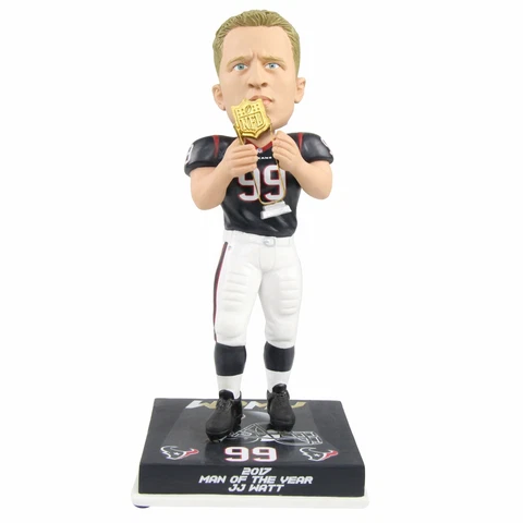 J.J. Watt Houston Texans NFL Walter Payton Man of the Year Bobblehead NFL Cover