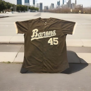 Tocament Birmingham Barons Michael Jordan 45 Baseball Trikot Schwarz Größe M - Bild 1 von 7