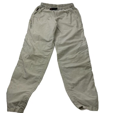 Pantalones Gramicci grandes vintage para mujer caqui hechos en EE. UU. con cinturón senderismo al aire libre Foto 1 de 4