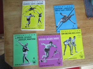 Athlétisme Courses relais haies Sauts Lancers poids Javelot 4 livres VIVÈS 1960 - Bild 1 von 3