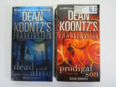 DEAN KOONTZ Frankenstein DEAD AND ALIVE 1st PB Ed./1st Prt. & PRODIGAL SON PB   - Image 1 of 4
