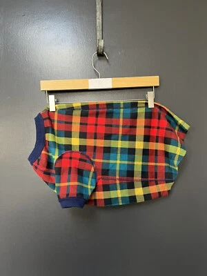 Hanna Andersson Pet John Pajamas Large Dog Shirt Christmas Plaid Organic Cotton - Image 1 of 4