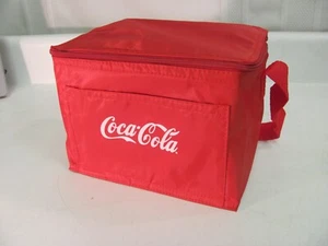 NEU Coca-Cola weiche einseitige isolierte 6-Dosen-Kühltasche mit Riemen & Tasche - Bild 1 von 13