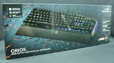 Speedlink Orios RGB Opto Mechanische Gaming Tastatur Keyboard NEU OVP deutsch - Bild 1 von 4