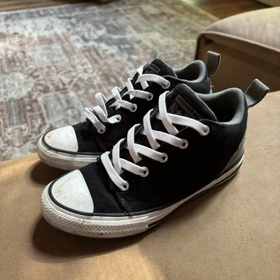 Converse All Star черный и серый размер 2 молодежи - Изображение 1 из 4