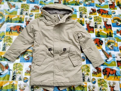 NWT Gap Kids Military Fishtail Insulated Parka Jacket Cotton Size Youth M Boys - Image 1 of 4