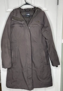 CHAQUETA DE LLUVIA IMPERMEABLE PARKA MUJER THE NORTH FACE Marrón De Colección Grande - Imagen 1 de 7