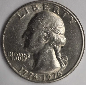 1776-1976 bicentennial quarter no mint mark, number and letter errors! - Picture 1 of 4