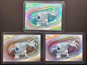 2025 Topps Chrome Disney Marshmallow #115 Aqua Refractor/199 SSP Lote (3) - Imagen 1 de 12