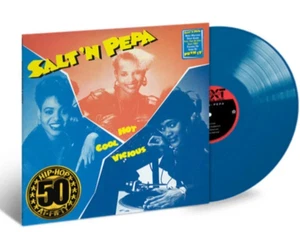 SALT 'N PEPA ¨Hot Cool Vicious¨ Hip Hop At 50 Blue 180g Vinyl 2024 Reissue New - Foto 1 di 1
