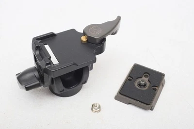 Manfrotto 234RC Swivel+Quick Release QR Tripod/Monopod head+Plate+adapter+NICE - Image 1 of 4