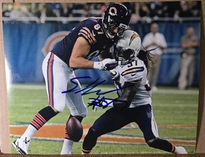 Foto firmada por Steve Maneri de 8x10 de los Chicago Bears - Imagen 1 de 2