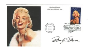 MARILYN MONROE FIRST DAY COVER 1995 UNIVERSAL STUDIOS - Picture 1 of 2