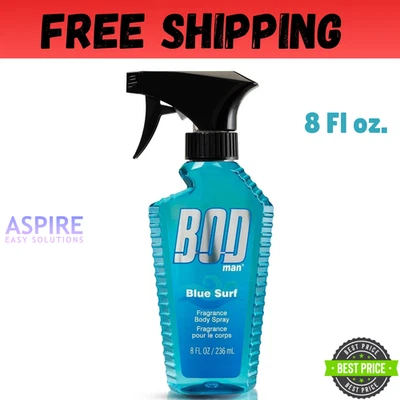 Spray Corporal Fragancia Hombre BOD, Blue Surf, 8 fl oz Envío Gratis FRESCO Foto 1 de 4
